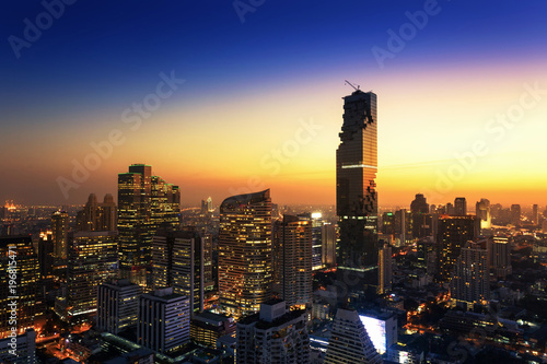 City Scape Bangkokk Buildings Travel Concept.