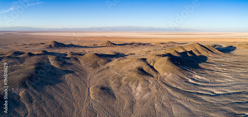 Salt Lake in Desert, Damghan, Iran