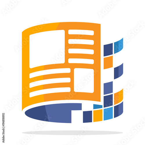 logo icon for online media reading business