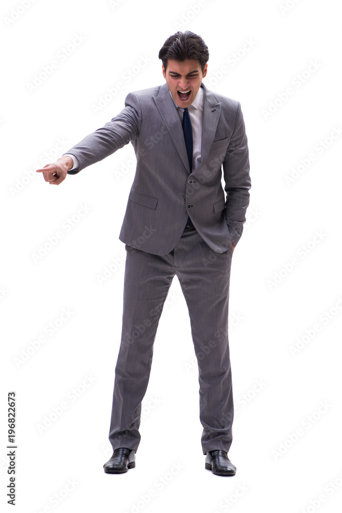Businessman isolated on the white background Businessman isolated on the white background