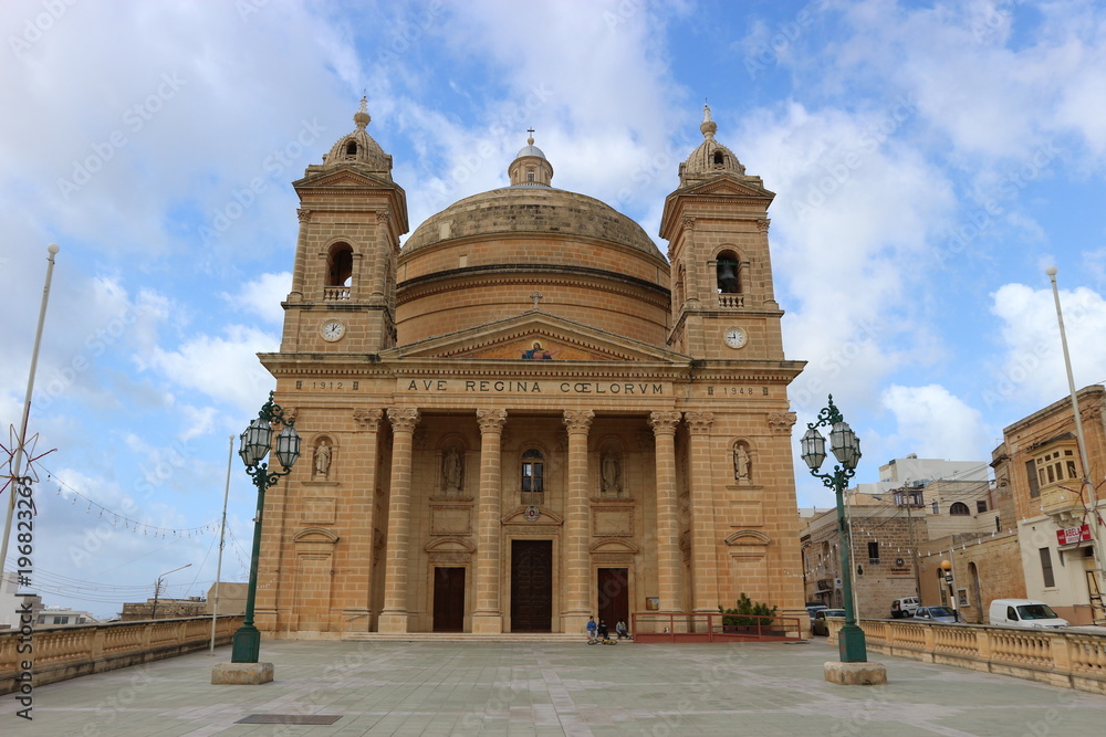 Obraz premium Parish Church of the Assumption of the Blessed Virgin Mary into Heaven, Mgarr, Malta