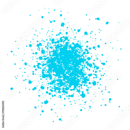 blue splatter vector