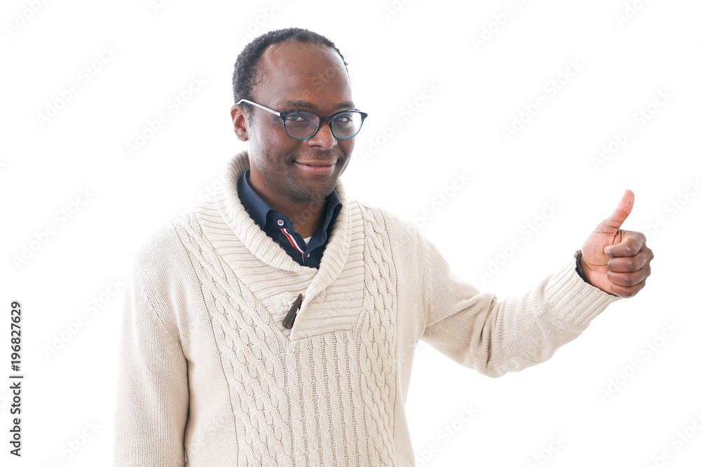 Man giving good sign Man giving good sign