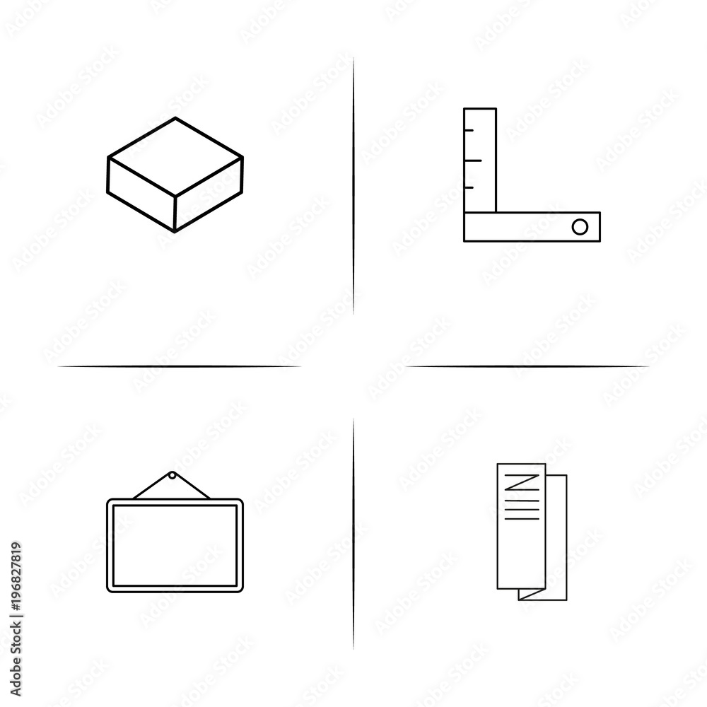 Creative Process And Design simple linear icon set.Simple outline icons Creative Process And Design simple linear icon set.Simple outline icons