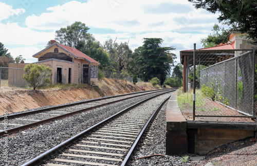The former Elphinstone railway station (1863) was closed to passenger traffic in 1981 and is now a private residence
