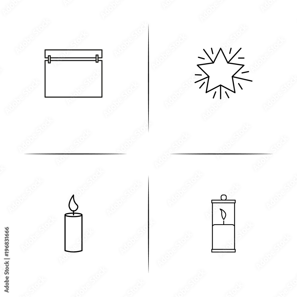 Holidays simple linear icon set.Simple outline icons Holidays simple linear icon set.Simple outline icons