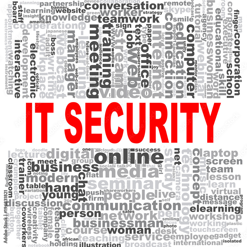 IT security word cloud