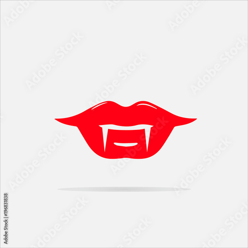 vampire fang vector
