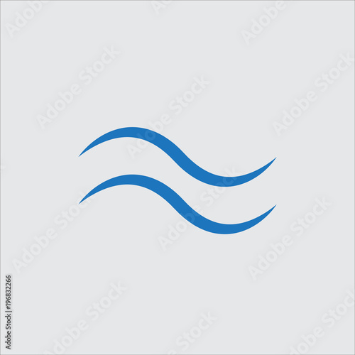 Fototapeta Naklejka Na Ścianę i Meble -  sea wave icon