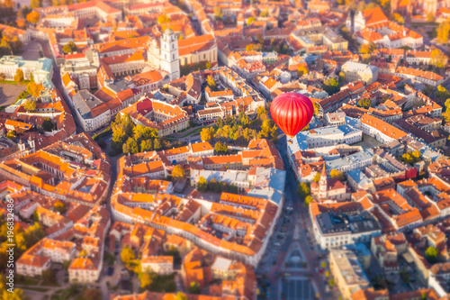 Aerial view of Vilnius, Lithuania