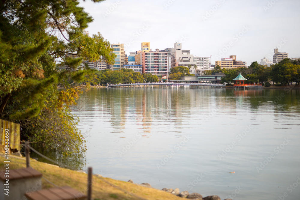 Obraz premium 福岡市大濠公園