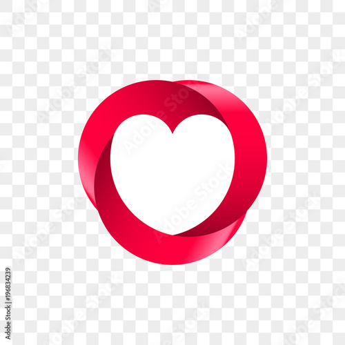 Heart logo vector infinity ...