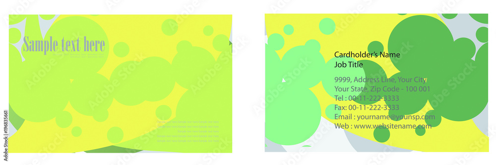 Fototapeta premium abstract business name card