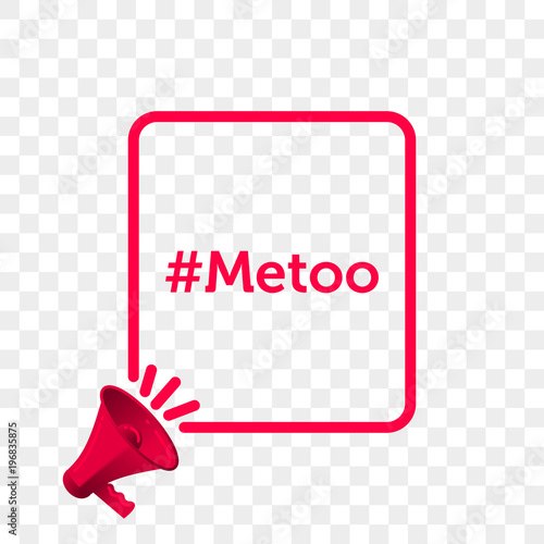 Metoo hashtag message quote...