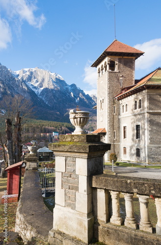 Cantacuzino Castle in Busteni Romania photo