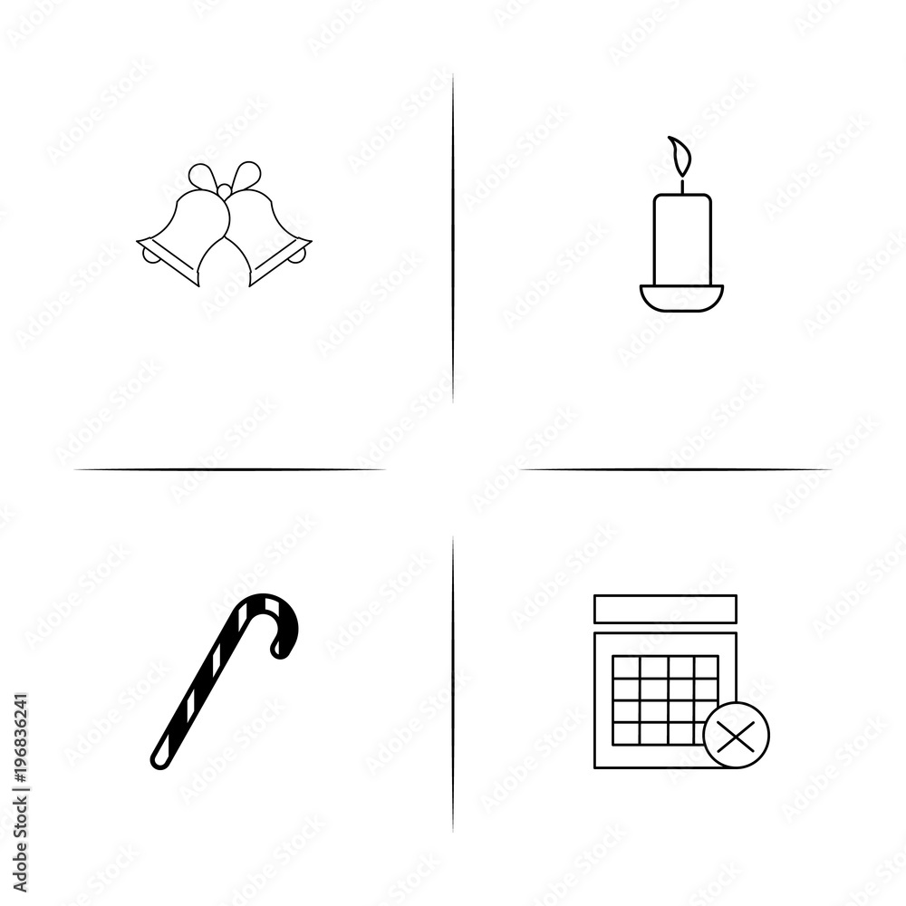 Holidays simple linear icon set.Simple outline icons Holidays simple linear icon set.Simple outline icons