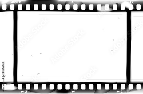Black and white spotted photo frame