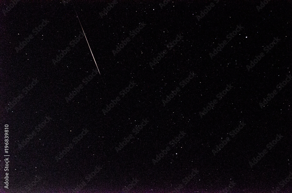 Fototapeta premium meteor in sky