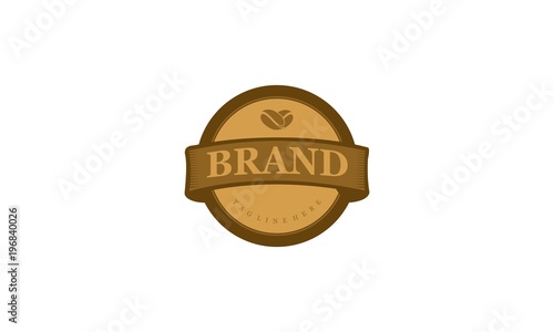 coffee label. Different logo, badge, emblem collection on white background.