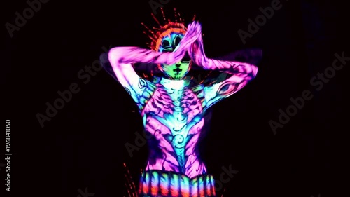 Creature plastic art dance