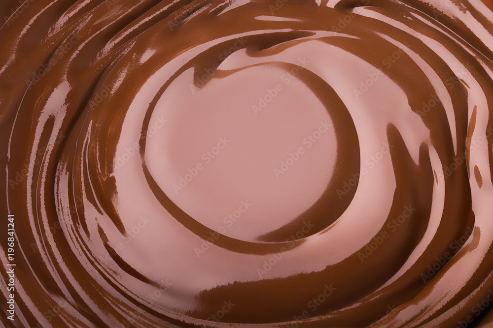 Melted chocolate swirl Melted chocolate swirl