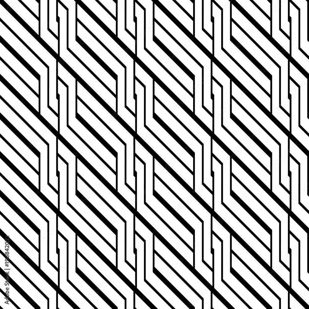 Design seamless monochrome zigzag pattern Design seamless monochrome zigzag pattern