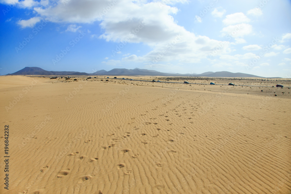 Wanderdüne El Jable in Corralejo, Fuerteventura