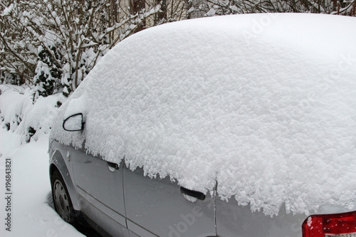 return of winter in Germany on March, 18th, 2018