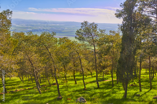 The nature of Israel. Mount Gilboa.