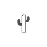 cactus icon. sign design