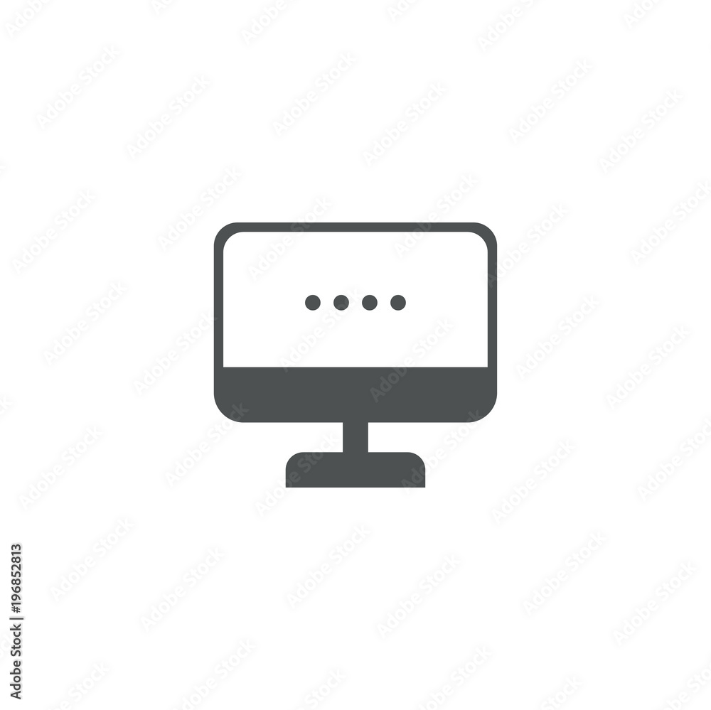 computer icon. sign design computer icon. sign design