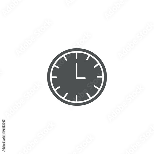 clock icon. sign design