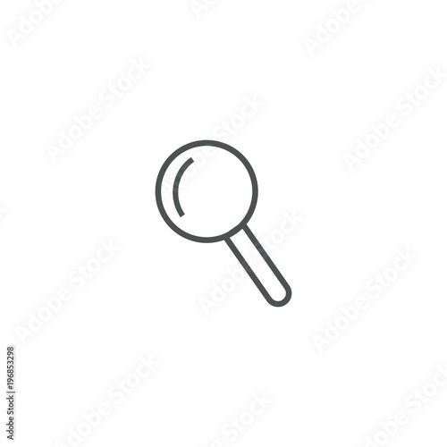 lupa icon. sign design