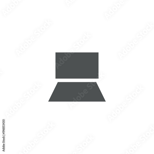laptop icon. sign design