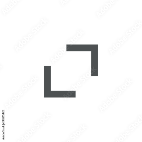 frame icon. sign design