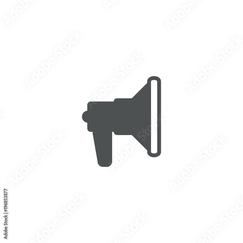 loudspeaker icon. sign design