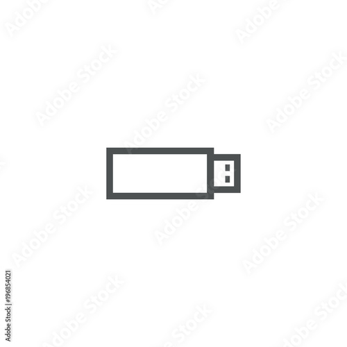 Usb memory icon. sign design