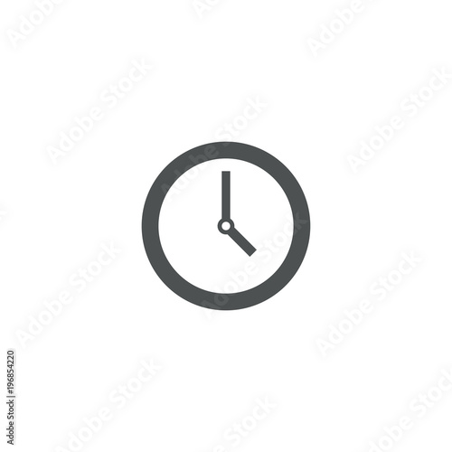 clock icon. sign design