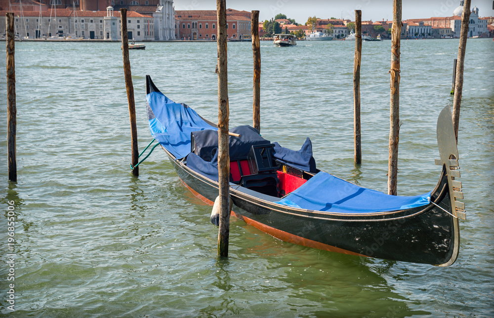 Resting Gondola in Venice, Italy