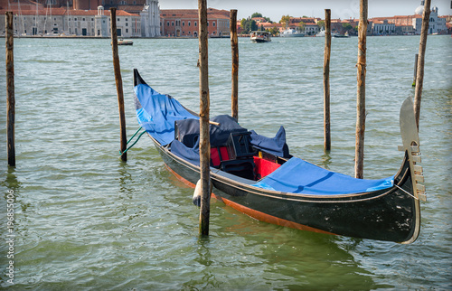 Resting Gondola in Venice, Italy