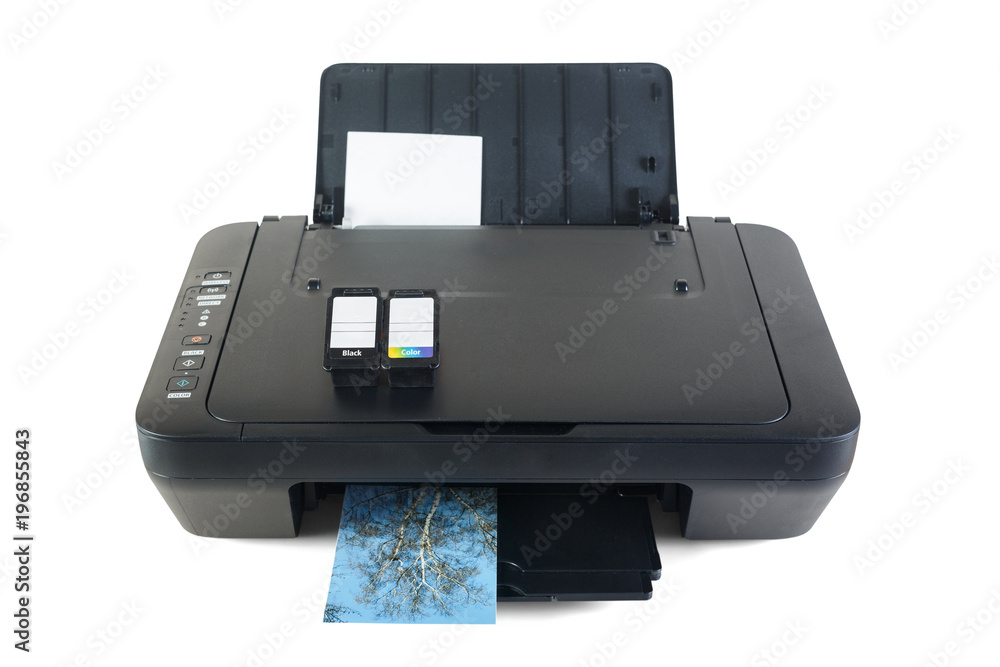 Black printer and ink cartridges Black printer and ink cartridges
