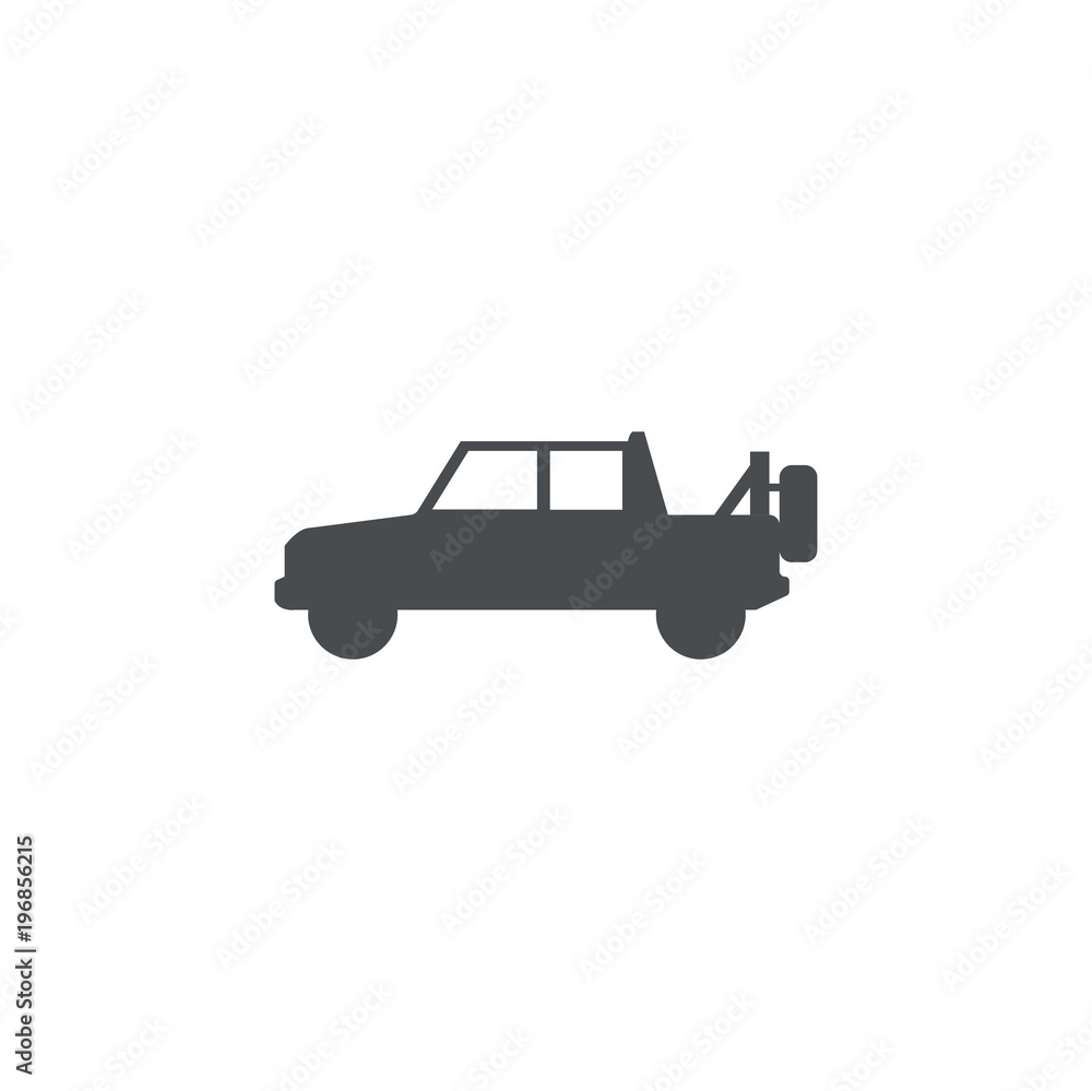 jeep icon. sign design