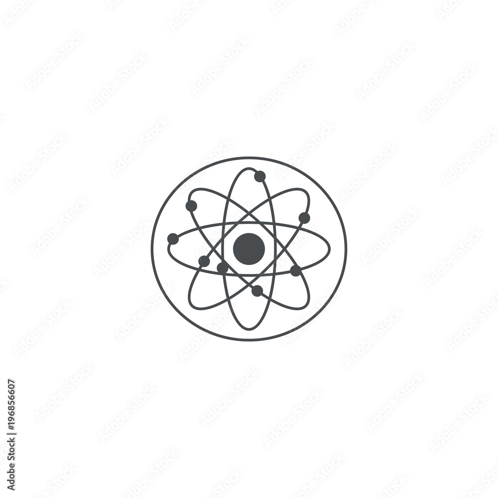 atom icon. sign design atom icon. sign design