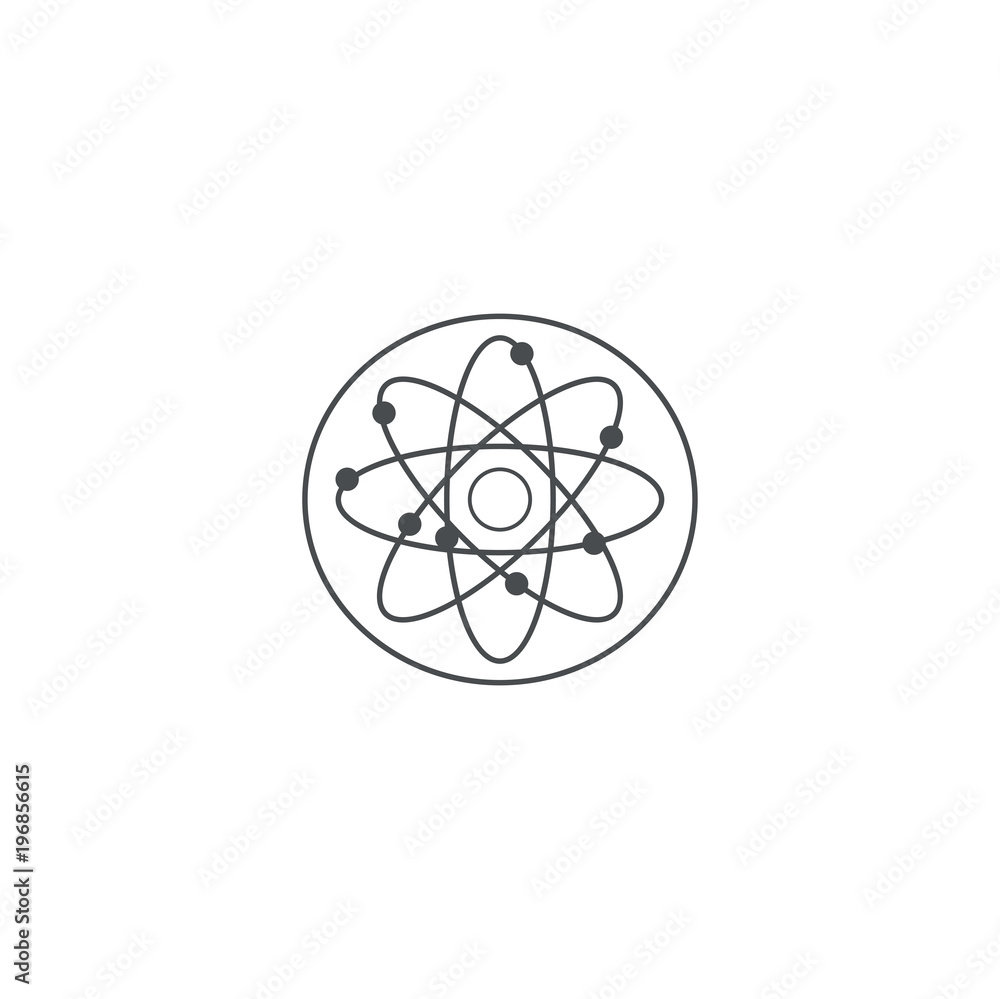 atom icon. sign design atom icon. sign design