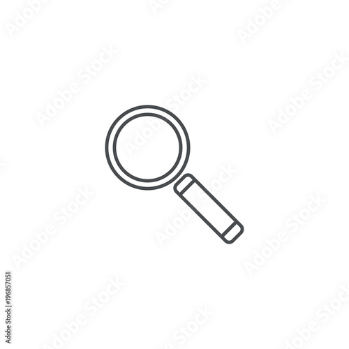 lupa icon. sign design