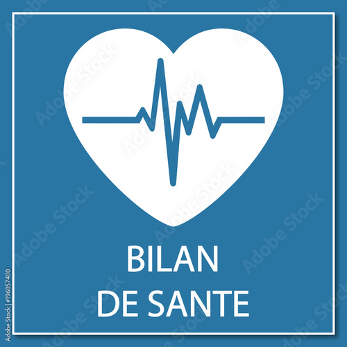 Logo bilan de santé.