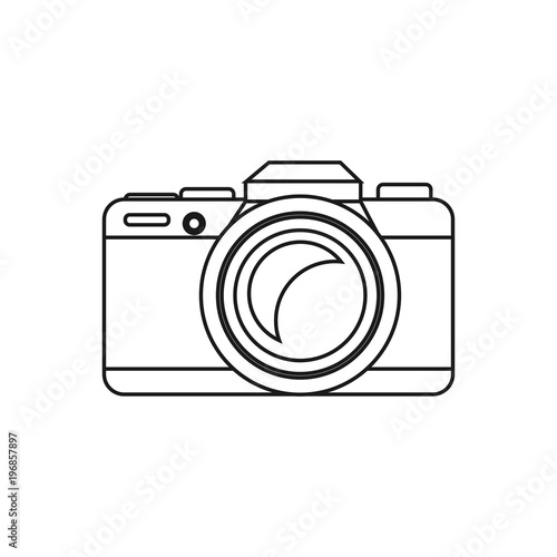 Mirrorless Camera outlined