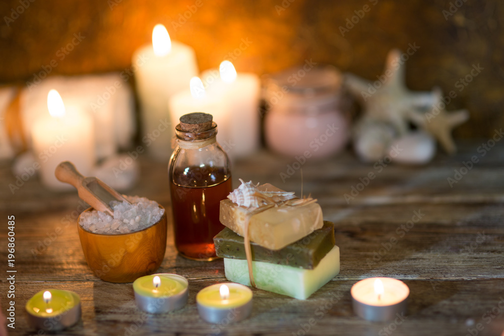 Beautiful composition of spa Beautiful composition of spa