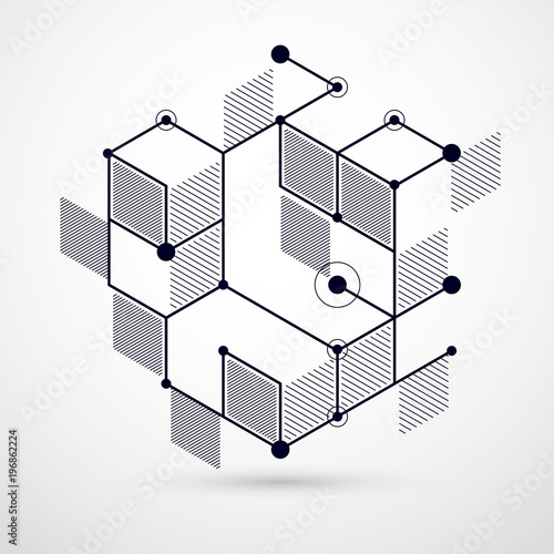 Mechanical scheme, black an...