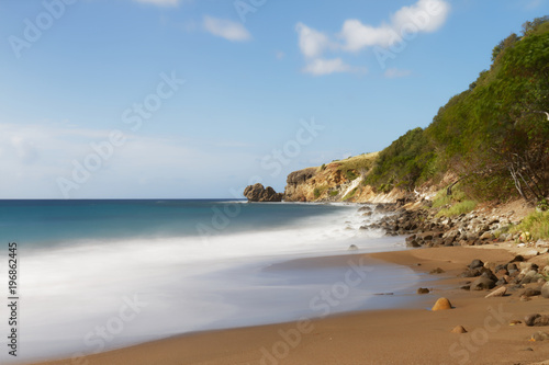 Anses d'Arlet coastline - Martinique FWI - Long exposure © chromoprisme